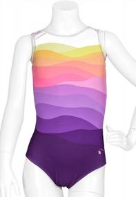 img 3 attached to Comfortable And Stylish Gymnastic Leotard For Girls With Matching Scrunchie