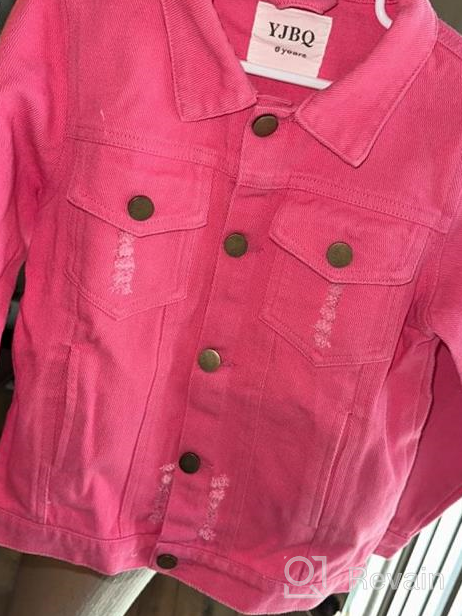img 1 attached to 🧒 Oversize Denim Jackets for Kids Girls, Loose Classic Coats, Jeans Tops, Casual Outerwear for Children Boys, Teen Outfit, 5-14 Years review by Joshua Turner