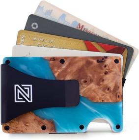 img 1 attached to OOZE Slim Wood Resin Wallet Money Men's Accessories - Wallets, Card Cases & Money Organizers