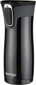 img 3 attached to ☕️ Contigo Autoseal West Loop Stainless Steel Travel Mug, 16 Oz., Black: Leak-Proof and Insulated for On-the-Go Beverages