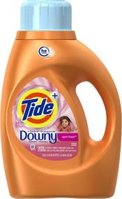 img 4 attached to 🌊 Tide HE Turbo Clean Liquid Laundry Detergent with Downy April Fresh Scent – 46 oz (24 Loads), Pack of 2