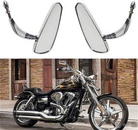 img 3 attached to 🛠️ Замена зеркала заднего вида для Harley-Davidson Street Glide Special FLHX со стильной хромированной отделкой