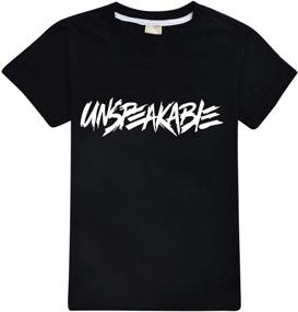 img 2 attached to 👕 Unspeakable Fashion T-Shirts: Boys' Clothing, Tops & Tees