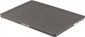 img 1 attached to Soft Touch 15 Inch Plastic Hard Shell Cover In Gray Smoke For MacBook Pro 15.4 Inch With Retina Display Model A1398 - Kuzy Compatible For Older MacBook Pro 15.4 Inch