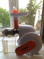 img 3 attached to Kitfort KT-1110-1 screw juicer, green review by Aneta Olszewska ᠌