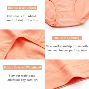 img 1 attached to Wirarpa Women'S High Waisted Cotton Underwear: Soft Full Briefs, Breathable Panties Multipack