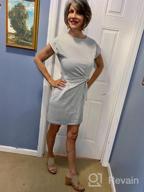 img 1 attached to Chic And Comfortable: LaSuiveur Women'S Tie Waist T-Shirt Dress For Casual Style review by Greg Lockhart
