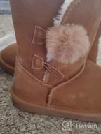 img 1 attached to Warm and Cozy Winter Sheepskin Fur Boots for Boys & Girls by DREAM PAIRS review by Dan Quiceno