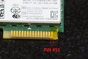 img 3 attached to 📶 7260.HMW Двухдиапазонный беспроводной адаптер сети 7260 PCI Express Half Mini Card: повысьте связь ноутбука и настольного компьютера с поддержкой 802.11 b/a/g/n/ac.