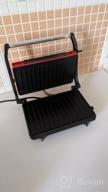 img 1 attached to Sandwich maker Kitfort KT-1609 Panini Maker, red review by Edyta Danilczuk ᠌
