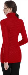 img 1 attached to Stay Stylish & Comfy With V28 Women'S Korea Knit Long Sleeve Sweater Jumper