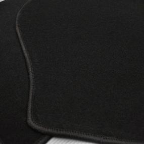 img 1 attached to 🚗 2009-2016 Audi A4 S4 Floor Mats - Black Nylon Front Carpets for Interior Protection (4 PCS) by IKON MOTORSPORTS - Fits 2010-2015 Models