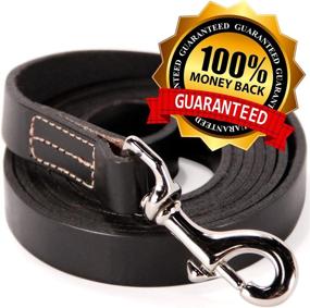 img 3 attached to 🐾 Premium Full Grain Leather Dog Training Leash for Large Dogs - Logical Leather Lead