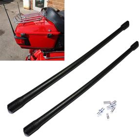 img 4 attached to 13'' Harley Short Rubber Antenna Mast for 1989-2017 Harley Davidson - Pack of 2