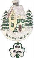 ирландские рождественские украшения 2022 года – украшение из полирезины "благослови этот дом" – персонализированные украшения для семейного дерева – наш первый дом логотип