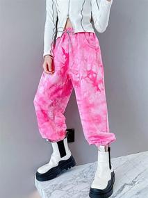 img 3 attached to 👖 Comfortable Drawstring Sweatpants for Girls - Perfect for Active Streetwear