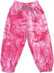 img 1 attached to 👖 Comfortable Drawstring Sweatpants for Girls - Perfect for Active Streetwear