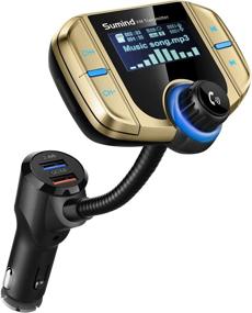 img 4 attached to (Upgraded Version) Sumind Car Bluetooth FM Transmitter