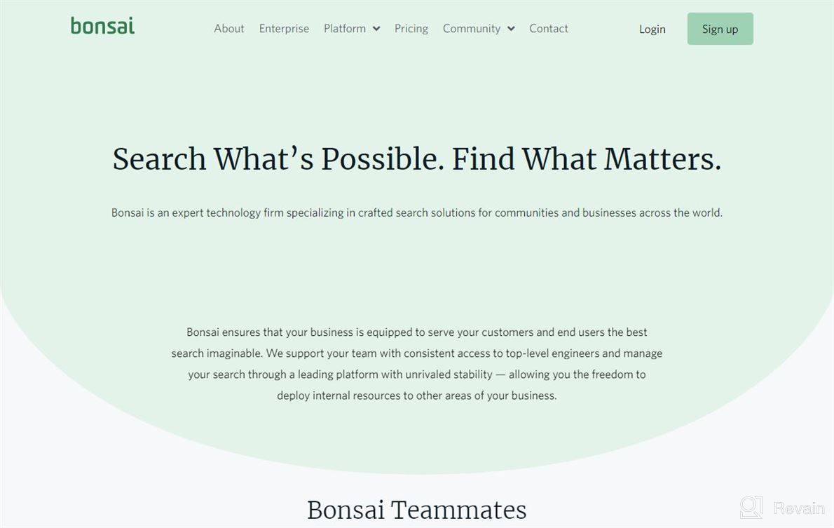 img 1 attached to Bonsai Search review by Troy Robinson