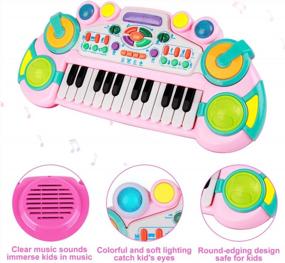 img 1 attached to Pink Toddler Piano Toy For 12-18 Month Olds - Educational & Fun Musical Toy Gift