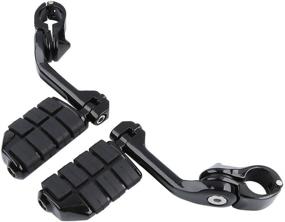 img 4 attached to 🏍️ XFMT Highway Pegs 1.25" Adjustable Footpeg Footrest for Harley Davidson, Honda, Yamaha, Kawasaki & More - Perfect for Bobbers, Choppers, Cafe Racers, ATVs, UTVs, and Scooters