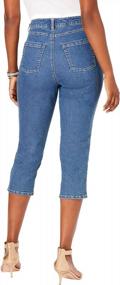img 2 attached to Roamans Women'S Plus Size Capri Jeans In Denim