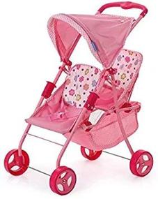 img 2 attached to Dual Delight: Hauck Doll Twin Stroller For Tandem Playtime