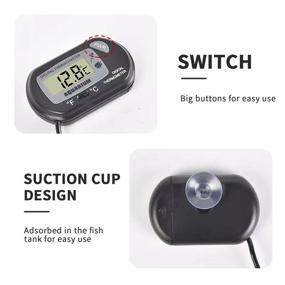 img 1 attached to Accurate Digital Aquarium Thermometer: VITKSTAR 2 Pack Fish Tank Water Terrarium Temperature Sensor