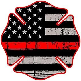 img 1 attached to High-Quality CustomDecal US Fire Department Logo (T24) Sticker - Perfect for Car Windows