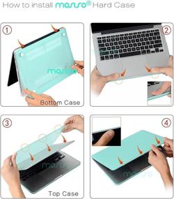 img 2 attached to MOSISO - Peony Hard Plastic Protective Case Kit For MacBook Pro 15 Inch With Retina Display - Ultimate Protection For Your 2015-2012 Release Model A1398