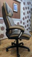 img 2 attached to Office chair TetChair DUKE, flock / fabric, brown / bronze, 6/TW-21 review by Jnis Dvids Tts ᠌