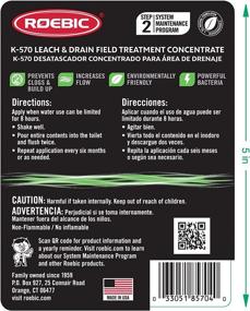 img 1 attached to 🌱 Roebic K-570-Q: Bio Leach and Drain Field Treatment Concentrate with Eco-Friendly Bacteria Enzymes, 32 oz