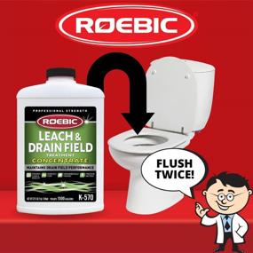 img 2 attached to 🌱 Roebic K-570-Q: Bio Leach and Drain Field Treatment Concentrate with Eco-Friendly Bacteria Enzymes, 32 oz