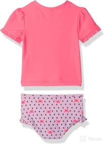 img 2 attached to 👶 Affordable and Adorable: Simple Joys by Carter's Toddler and Baby Girls' 2-Piece Assorted Rashguard Sets