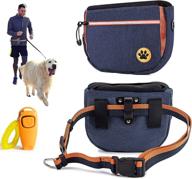 jetczo dog treat pouch: adjustable waistband & waste bag dispenser logo