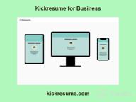 img 1 attached to Kickresume for Business review by Khiam Burton