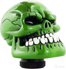 img 3 attached to 💀 Mavota Green Skull Manual/Automatic Gear Shift Knobs