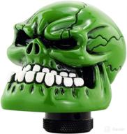 💀 mavota green skull manual/automatic gear shift knobs логотип