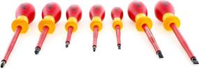 img 3 attached to 🔧 High-Quality Wiha 32097 Insulated SoftFinish Screwdriver Set: 7-Piece Must-Have for Safety and Precision