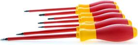 img 2 attached to 🔧 High-Quality Wiha 32097 Insulated SoftFinish Screwdriver Set: 7-Piece Must-Have for Safety and Precision