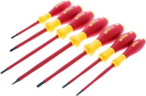 img 4 attached to 🔧 High-Quality Wiha 32097 Insulated SoftFinish Screwdriver Set: 7-Piece Must-Have for Safety and Precision