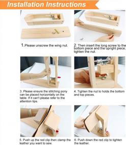 img 2 attached to SIMPZIA Leather Stitching Pony: Versatile Tabletop Clamp for Leather Sewing