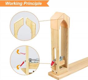 img 1 attached to SIMPZIA Leather Stitching Pony: Versatile Tabletop Clamp for Leather Sewing