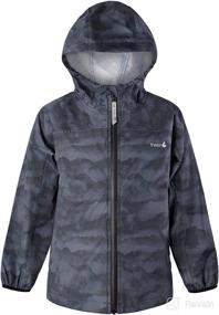 img 4 attached to Therm Kids Raincoat: Waterproof Boys & Girls Rain Jacket - Lightweight & Packable!