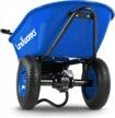 electric powered landworks utility cart for hauling material and debris with 330lbs capacity logo
