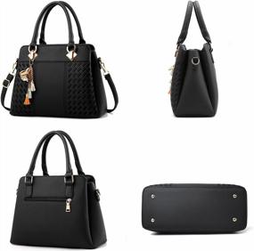 img 3 attached to Stylish Charmore Women'S Handbags: Elegant Satchels, Totes & Shoulder Bags For Every Occasion