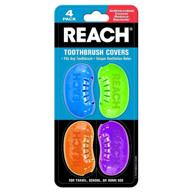 🪥 4 pack of reach toothbrush covers logo