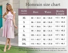 img 1 attached to 👗 HomRain Women's Wedding Guest Formal Cap Dress for Evening Party Cocktail Aline Dress for Church, Prom, and More