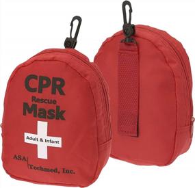 img 2 attached to ASA TECHMED 2 Pack Emergency First Aid Kit - CPR Rescue Mask, Pocket Resuscitator With One Way Valve, EMT Trauma Scissors, Tourniquet, Gloves, Antiseptic Wipes Ideal For Sports, Camping, Home