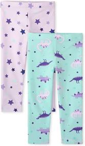 img 4 attached to 👶 Baby Toddler Girls Fashion Leggings by The Children's Place